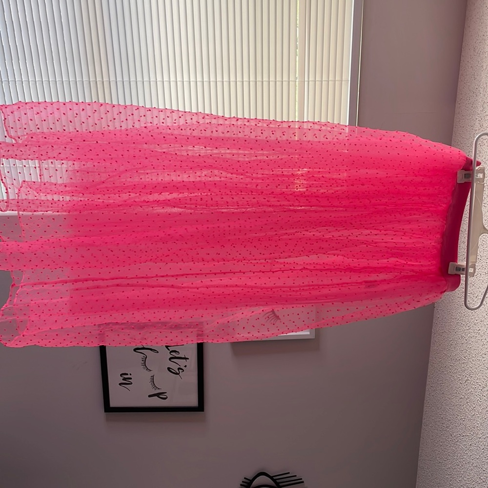 Pink see through tutu